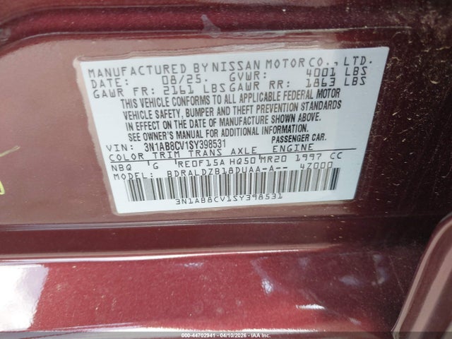 Nissan Sentra Sv