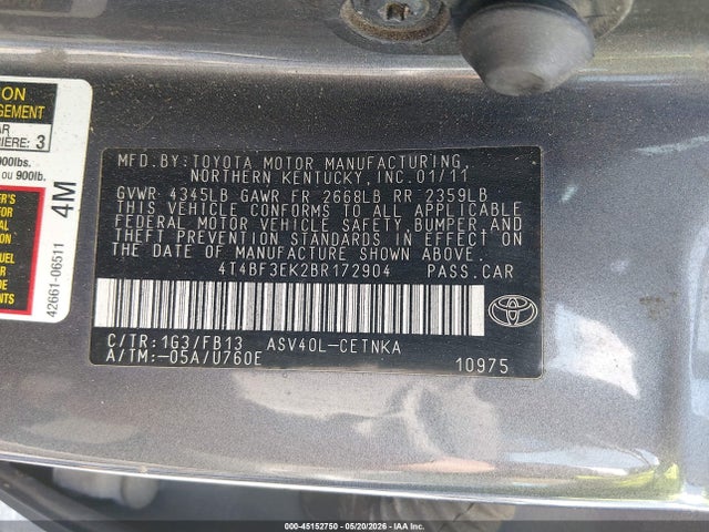 Toyota Camry Le