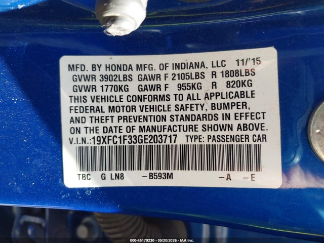 Honda Civic Ex-t