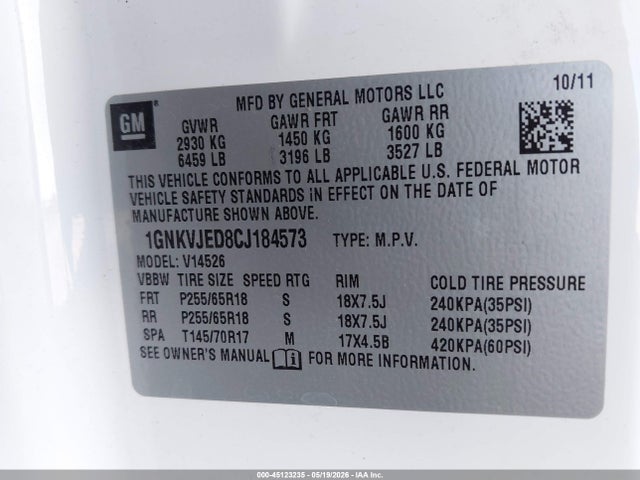 Chevrolet Traverse 2lt