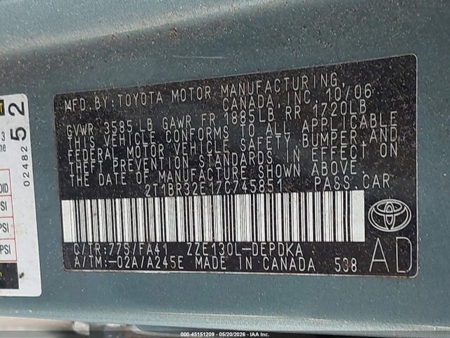 Toyota Corolla Ce