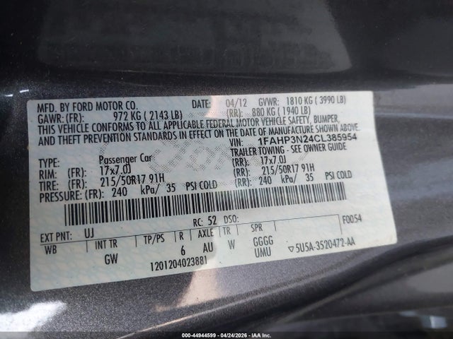 Ford Focus Titanium