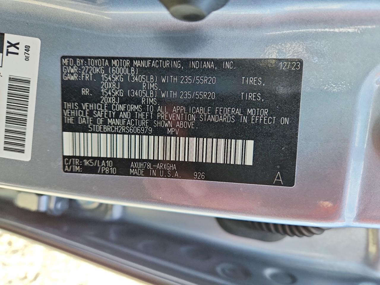Toyota Highlander Platinum