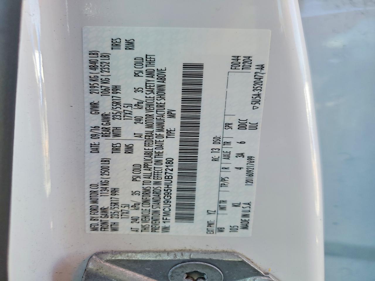 Ford Escape Se