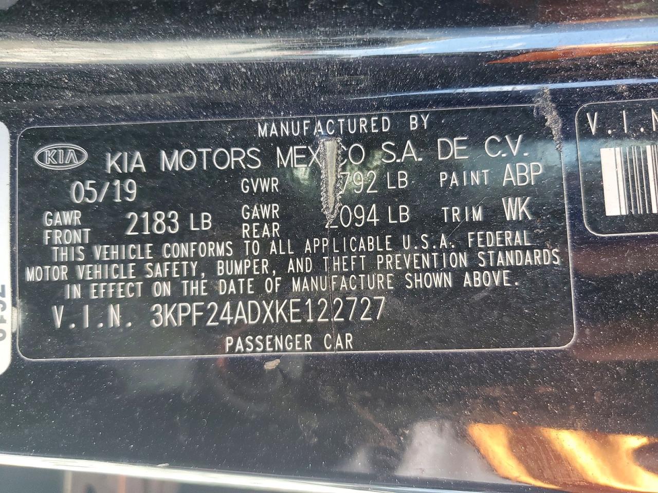 Kia Forte Lxs