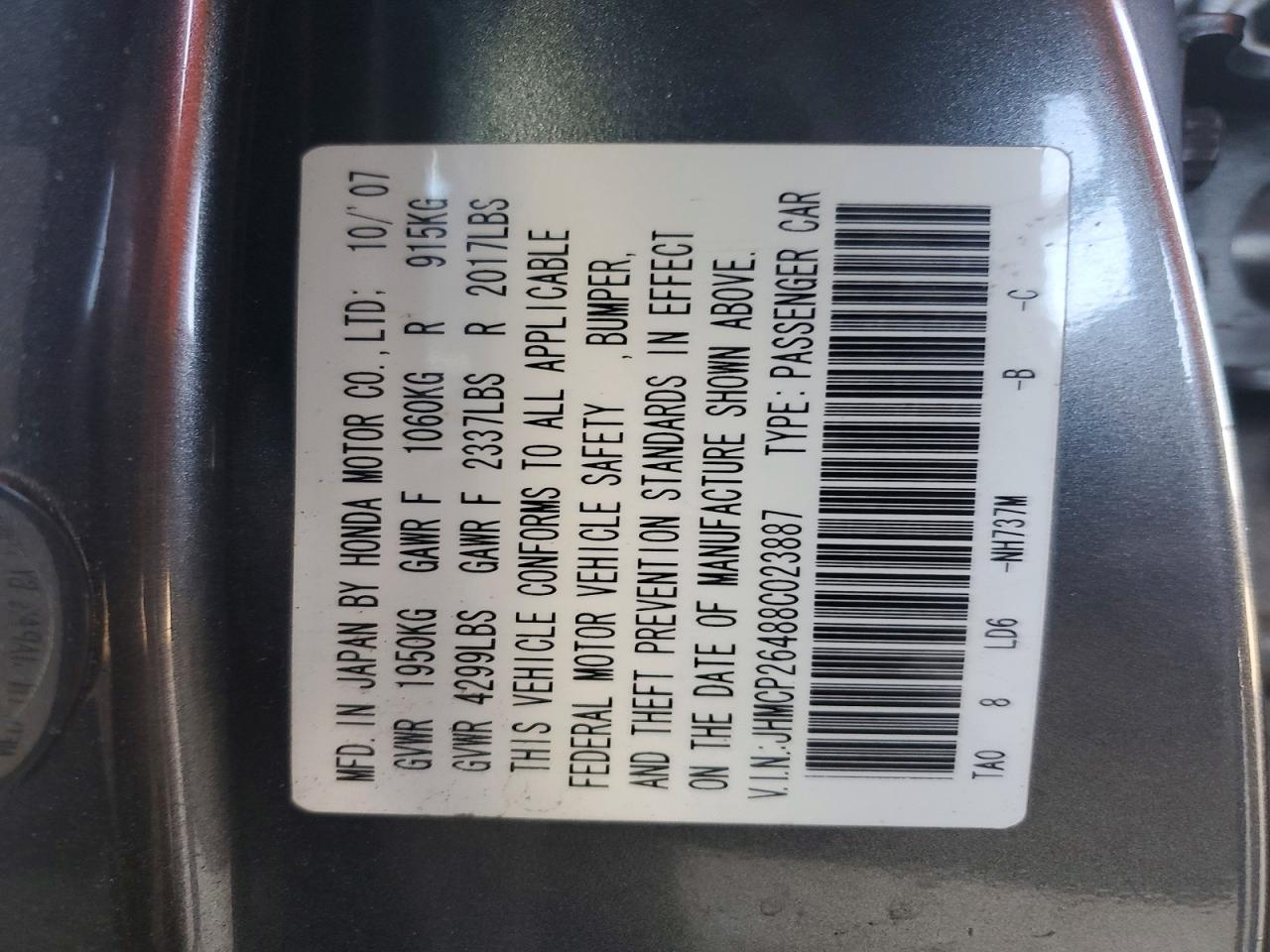 Honda Accord Lxp