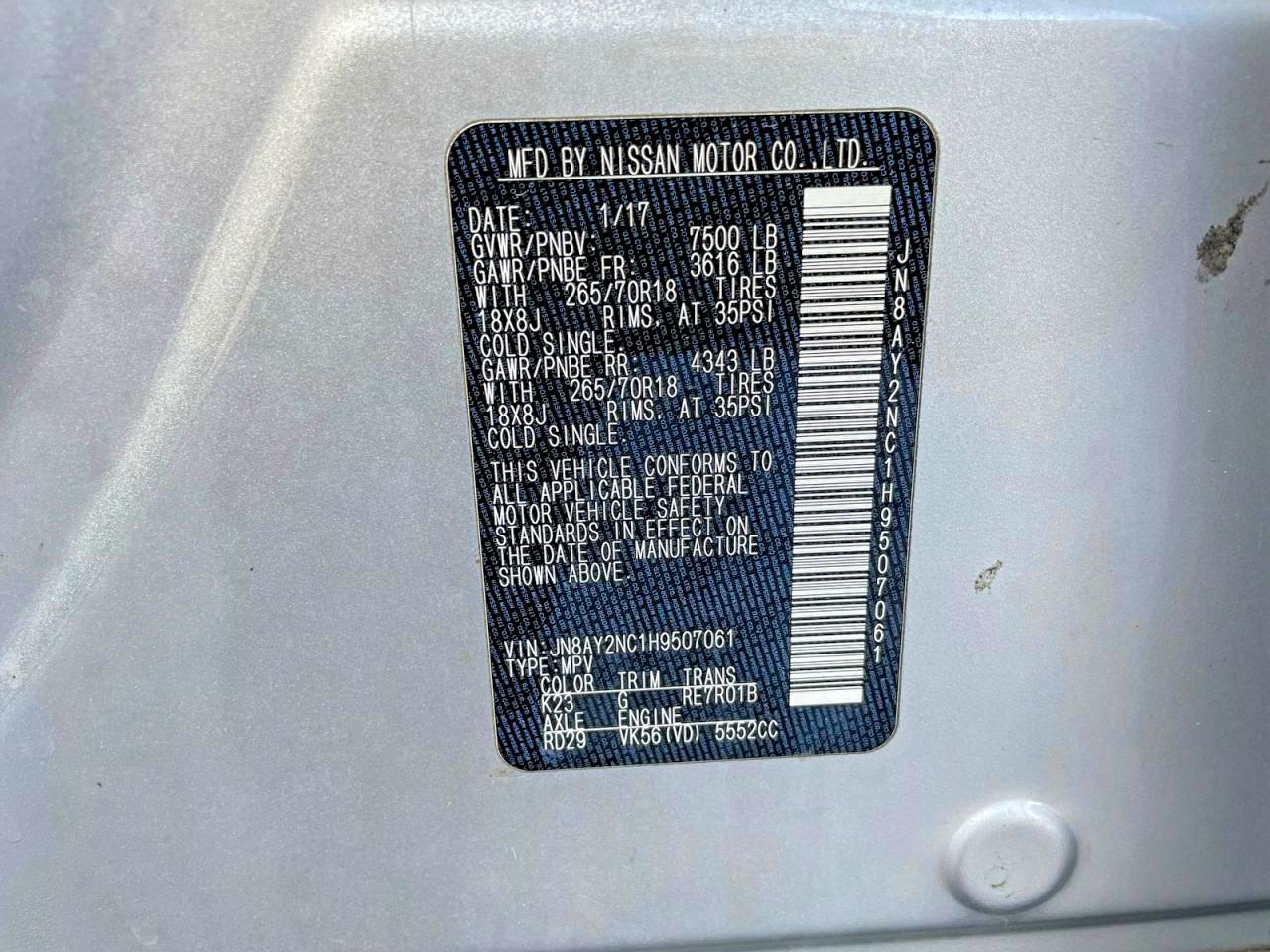 Nissan Armada Sv