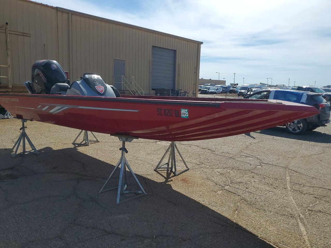 Salvage Crestliner Boat Image