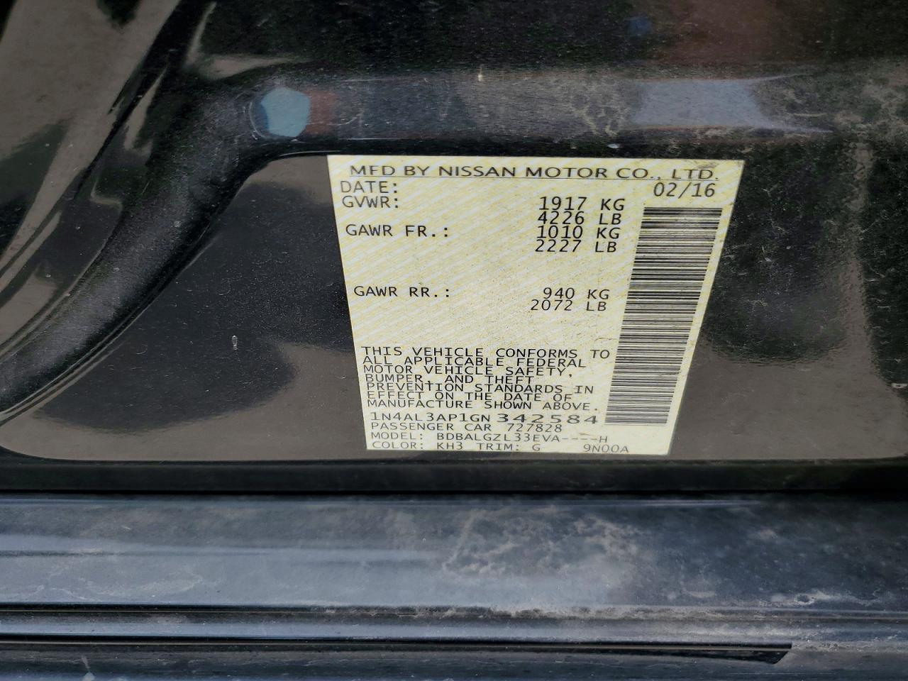 Nissan Altima 2.5 S