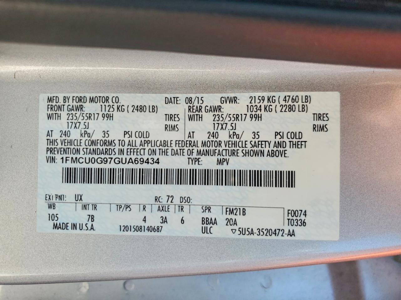 Ford Escape Se