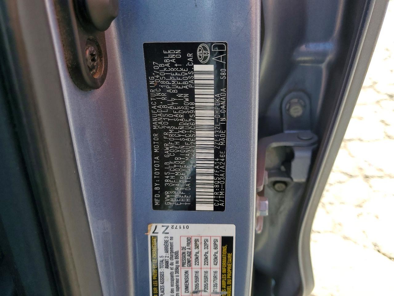 Toyota Corolla Xr