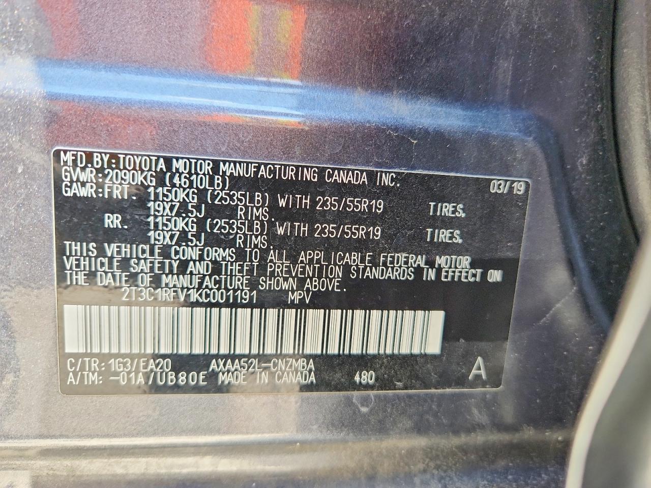Toyota RAV4 Xle Premium