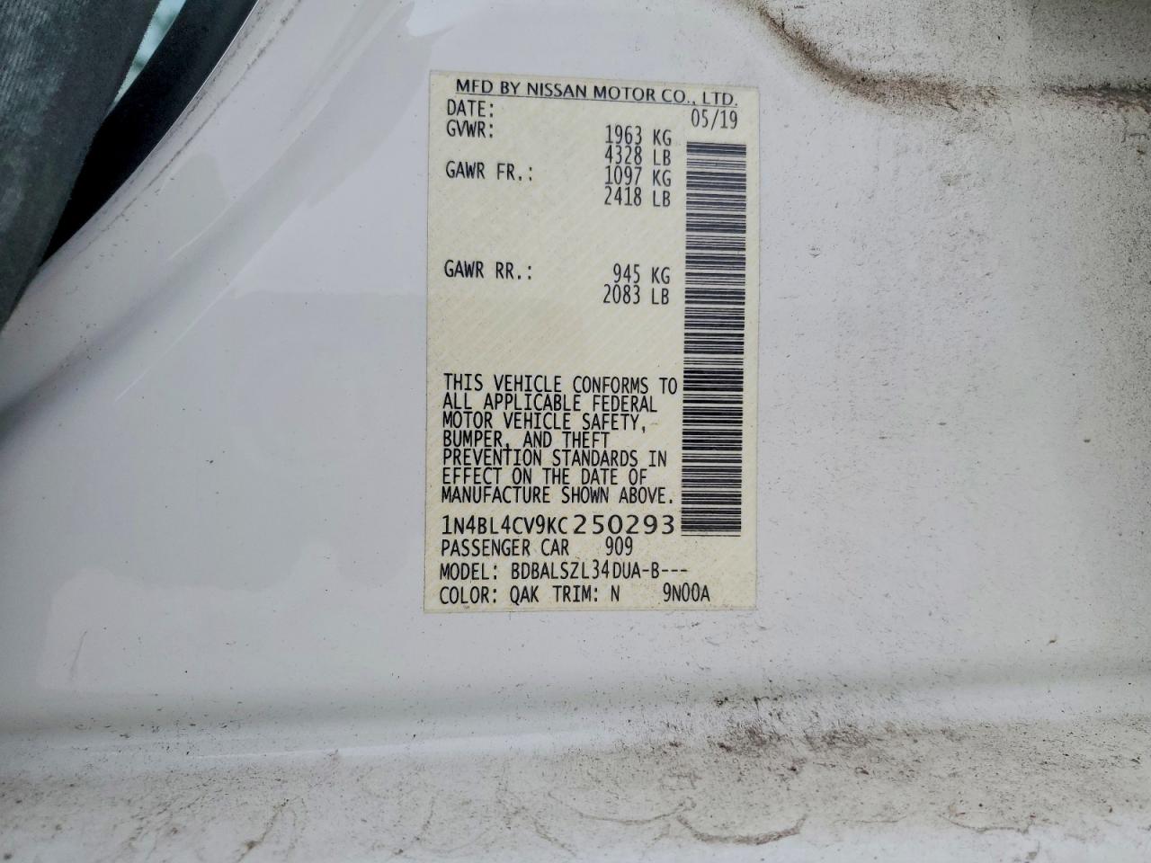 Nissan Altima Sr