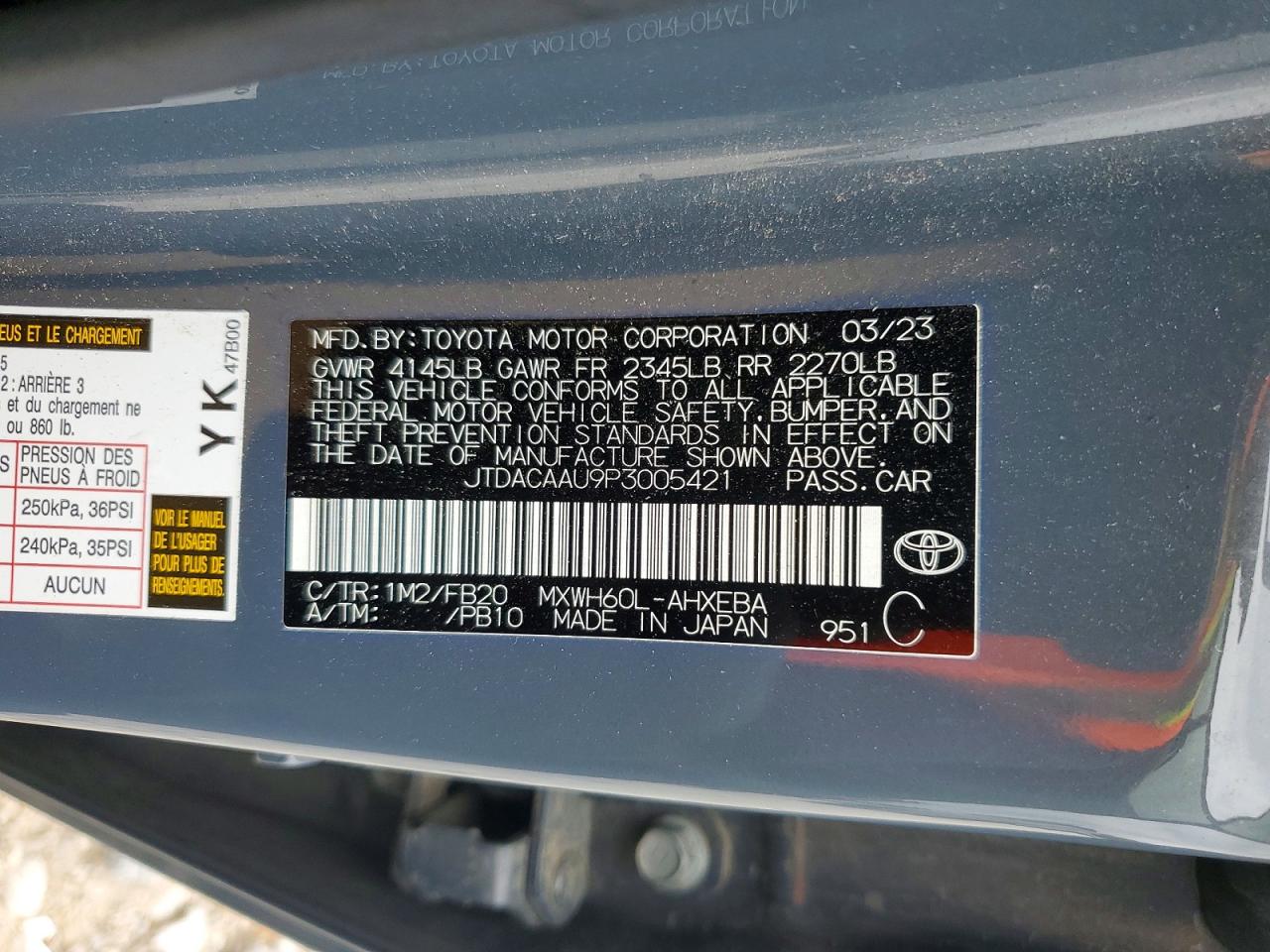 Toyota Prius Le