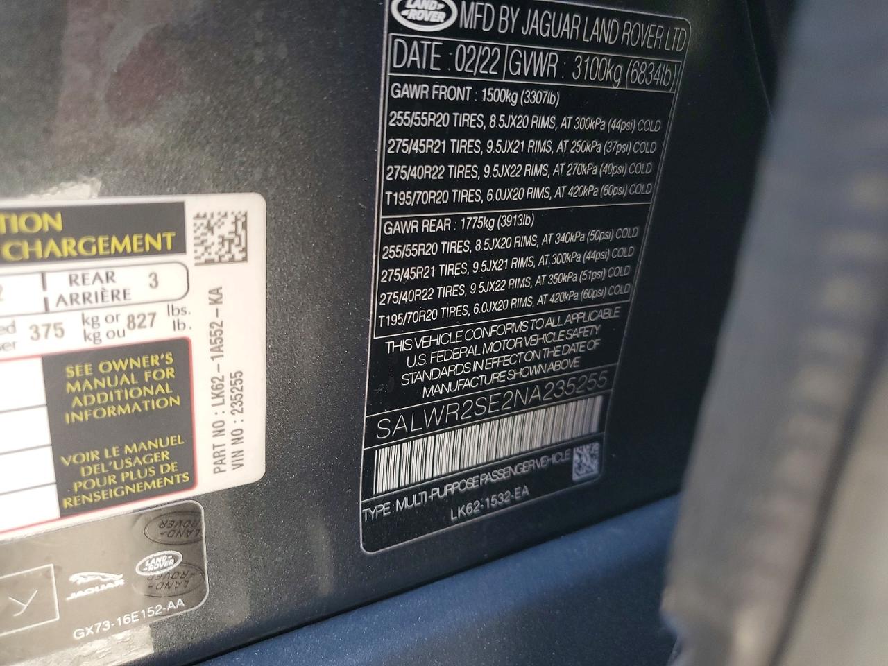 Land Rover Range Rover Hse Dynamic