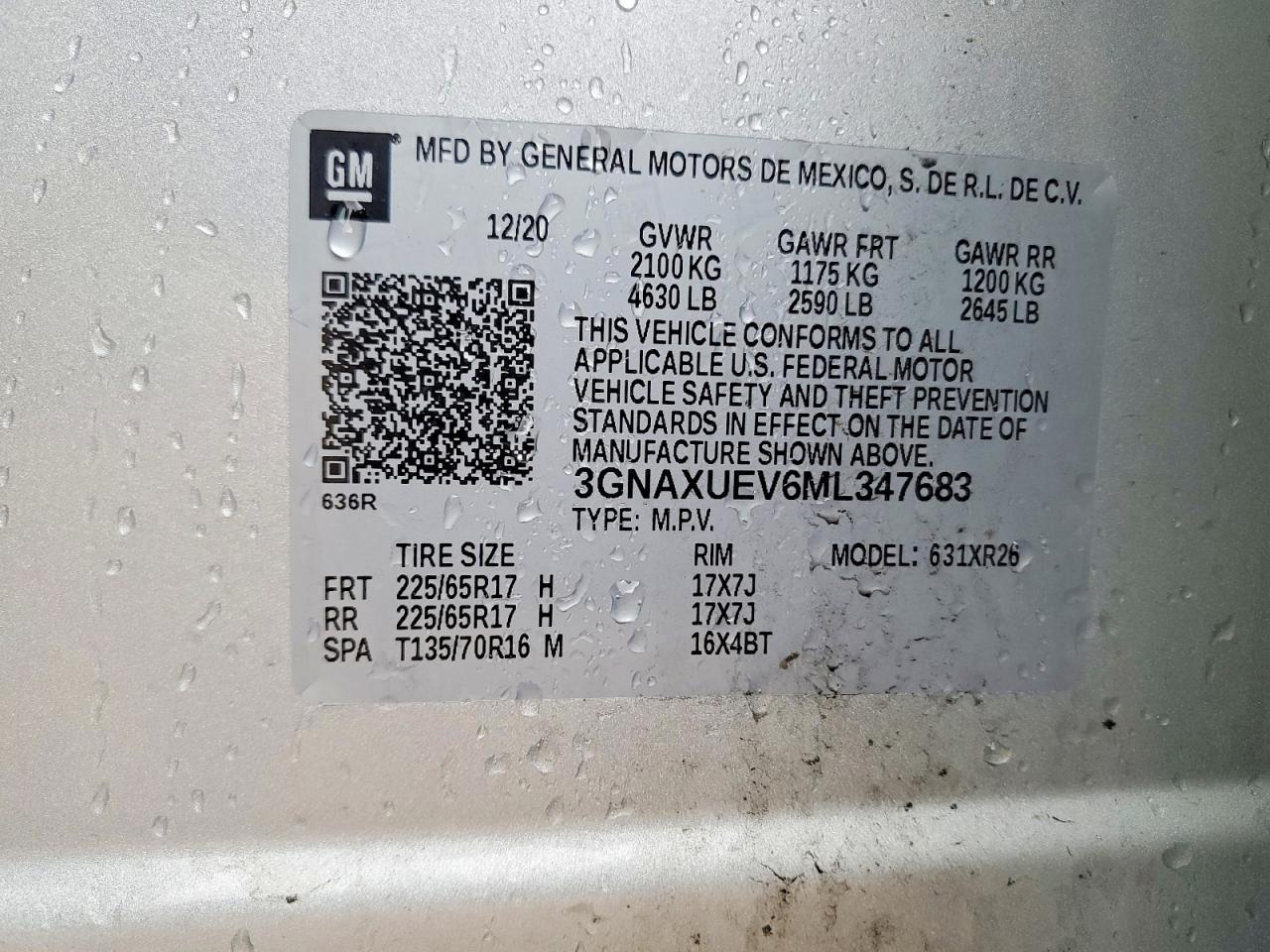 Chevrolet Equinox Lt