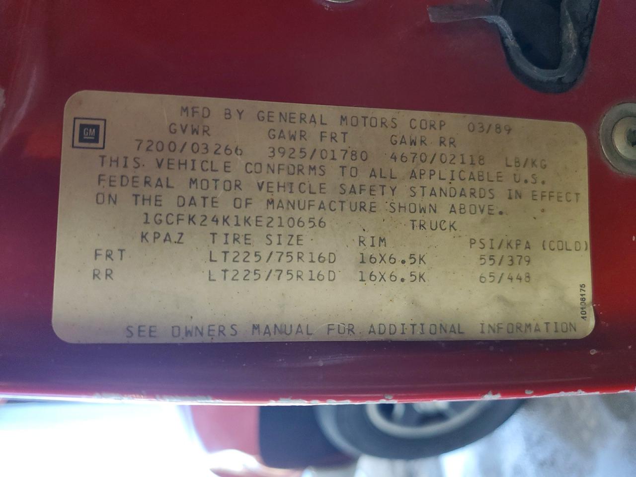 Chevrolet Gmt K2500