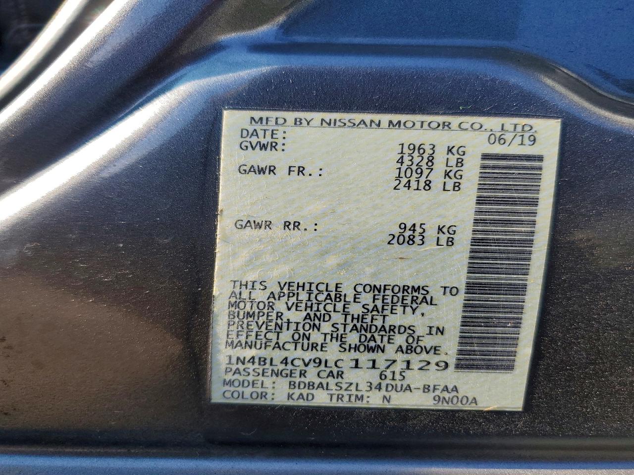 Nissan Altima Sr