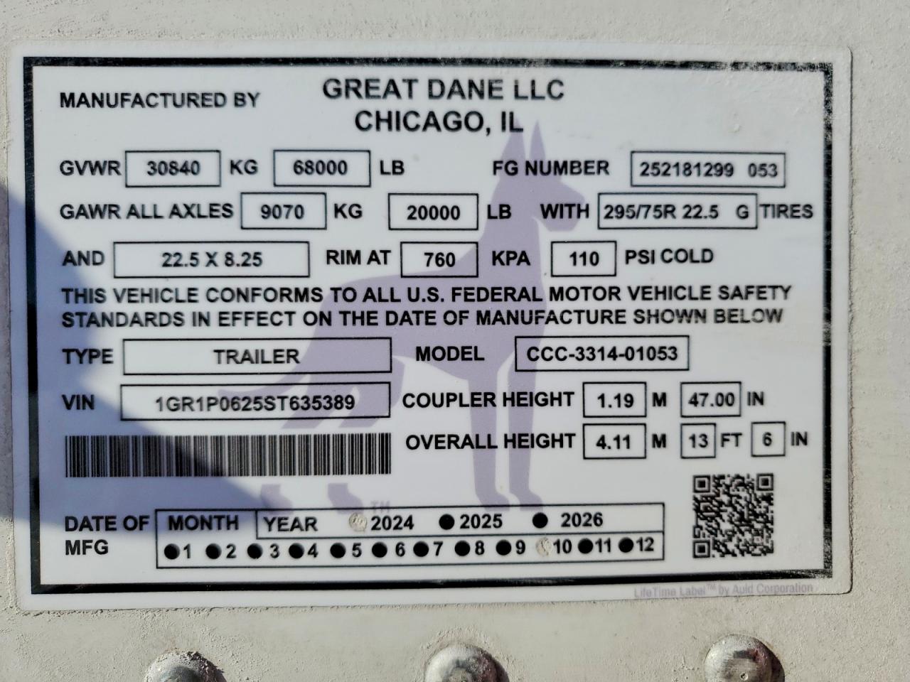 Great Dane Trailer Trailer