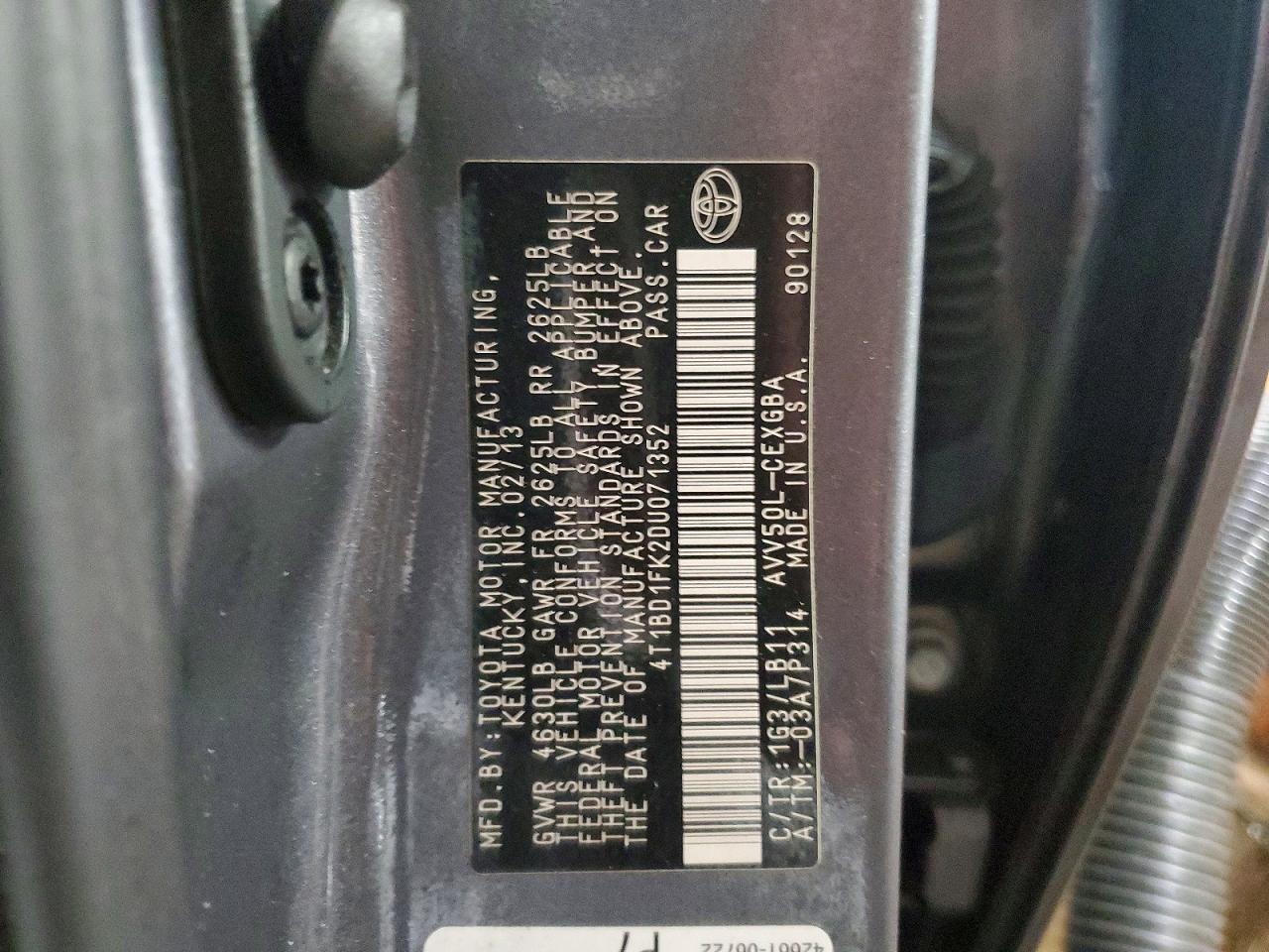 Toyota Camry Xle