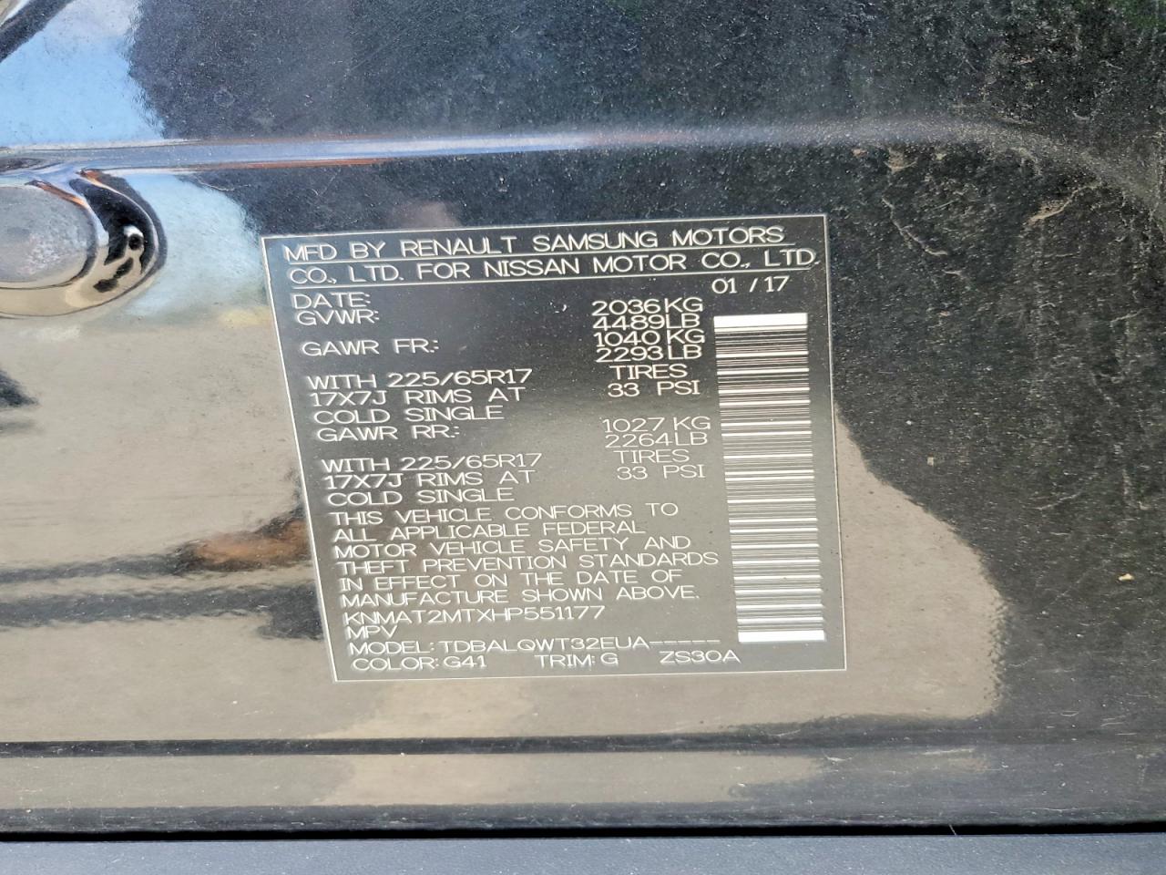 Nissan Rogue Sv