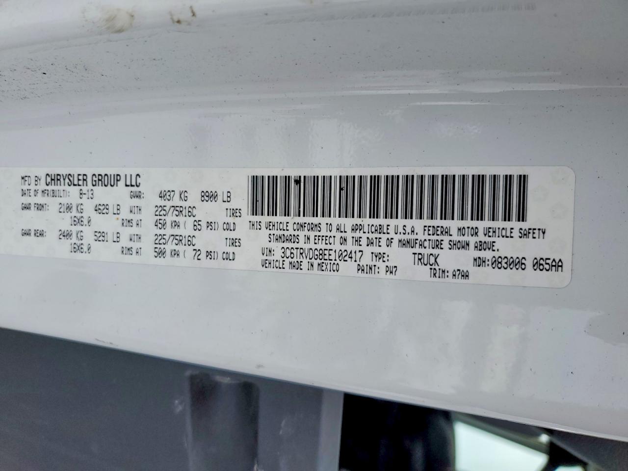 Ram Promaster 2500 High