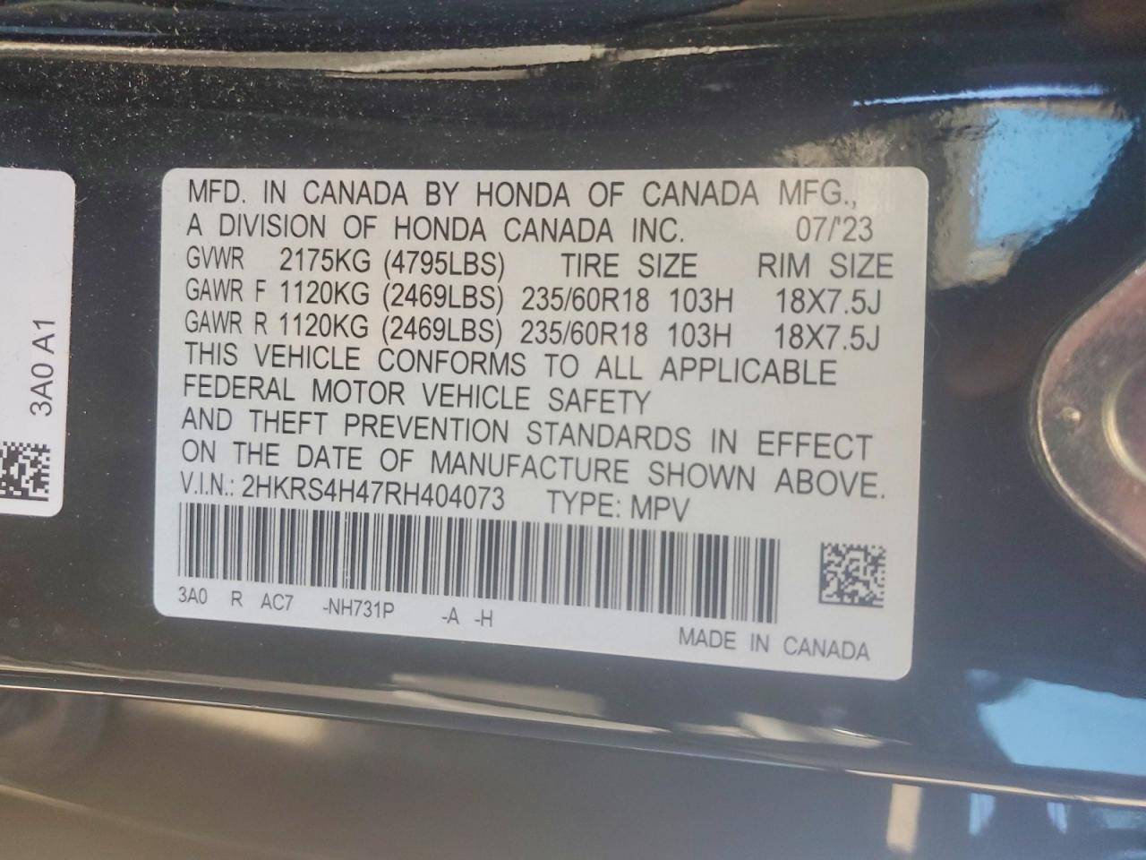 Honda Crv Ex