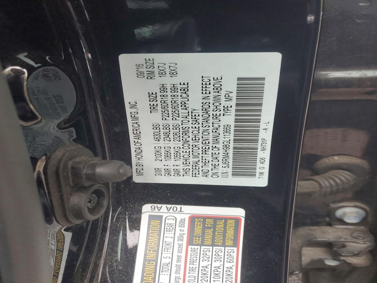 Honda Crv Touring