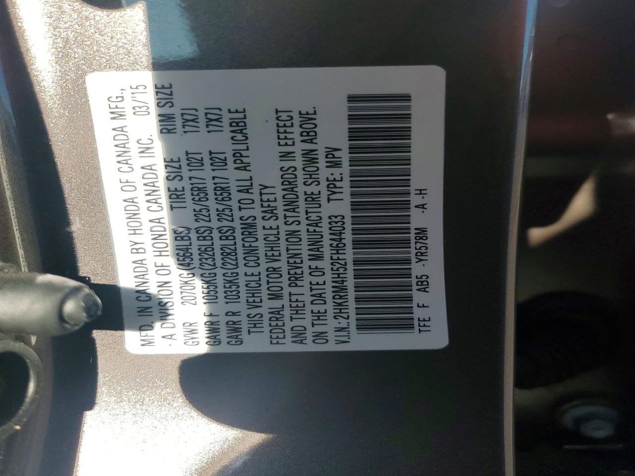 Honda Crv Ex