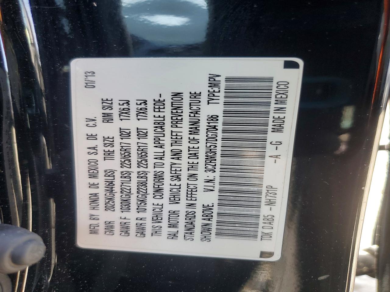 Honda Crv Ex