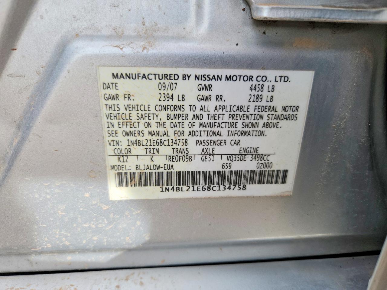 Nissan Altima 3.5 Se
