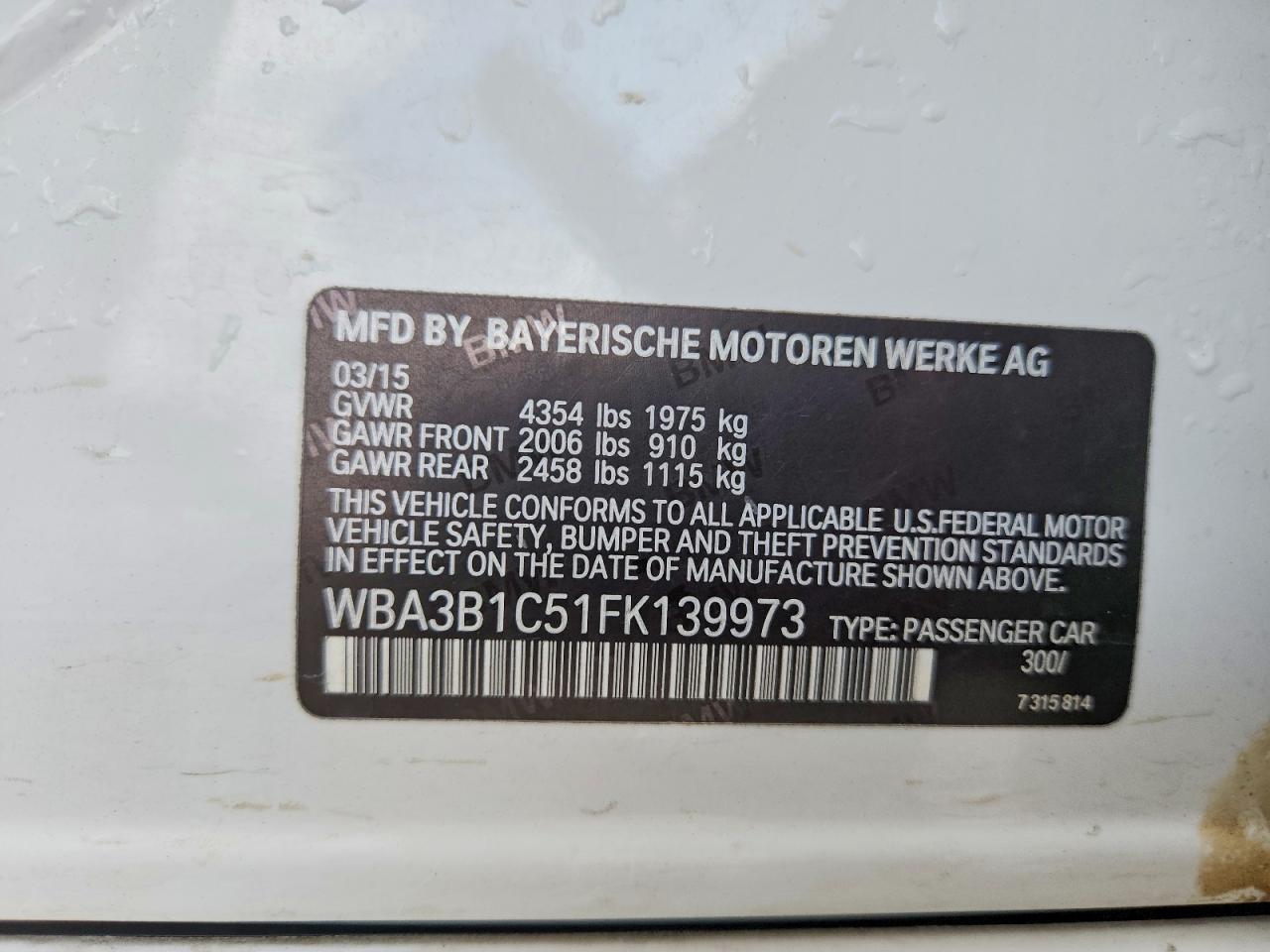 BMW 3 Series I