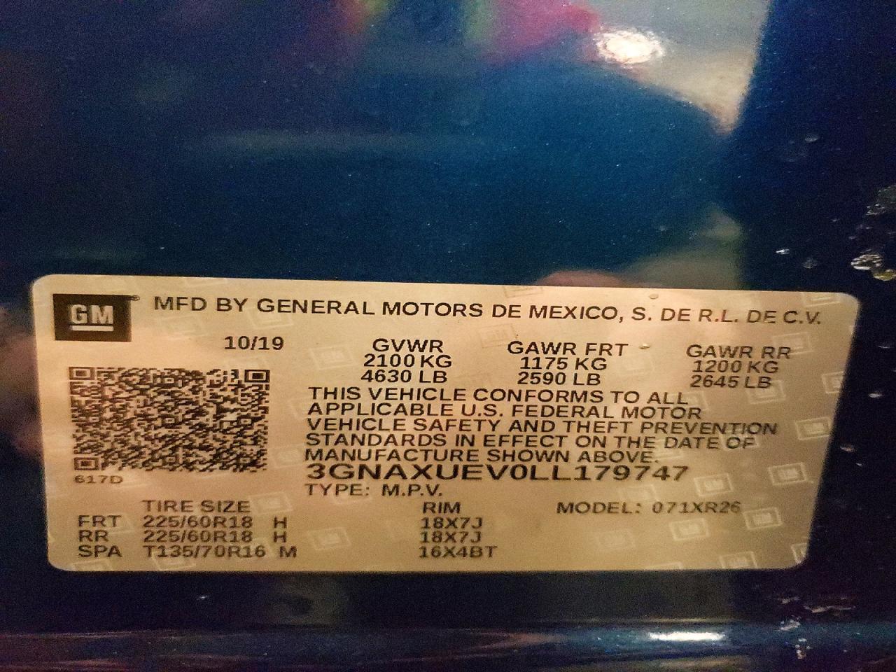 Chevrolet Equinox Lt