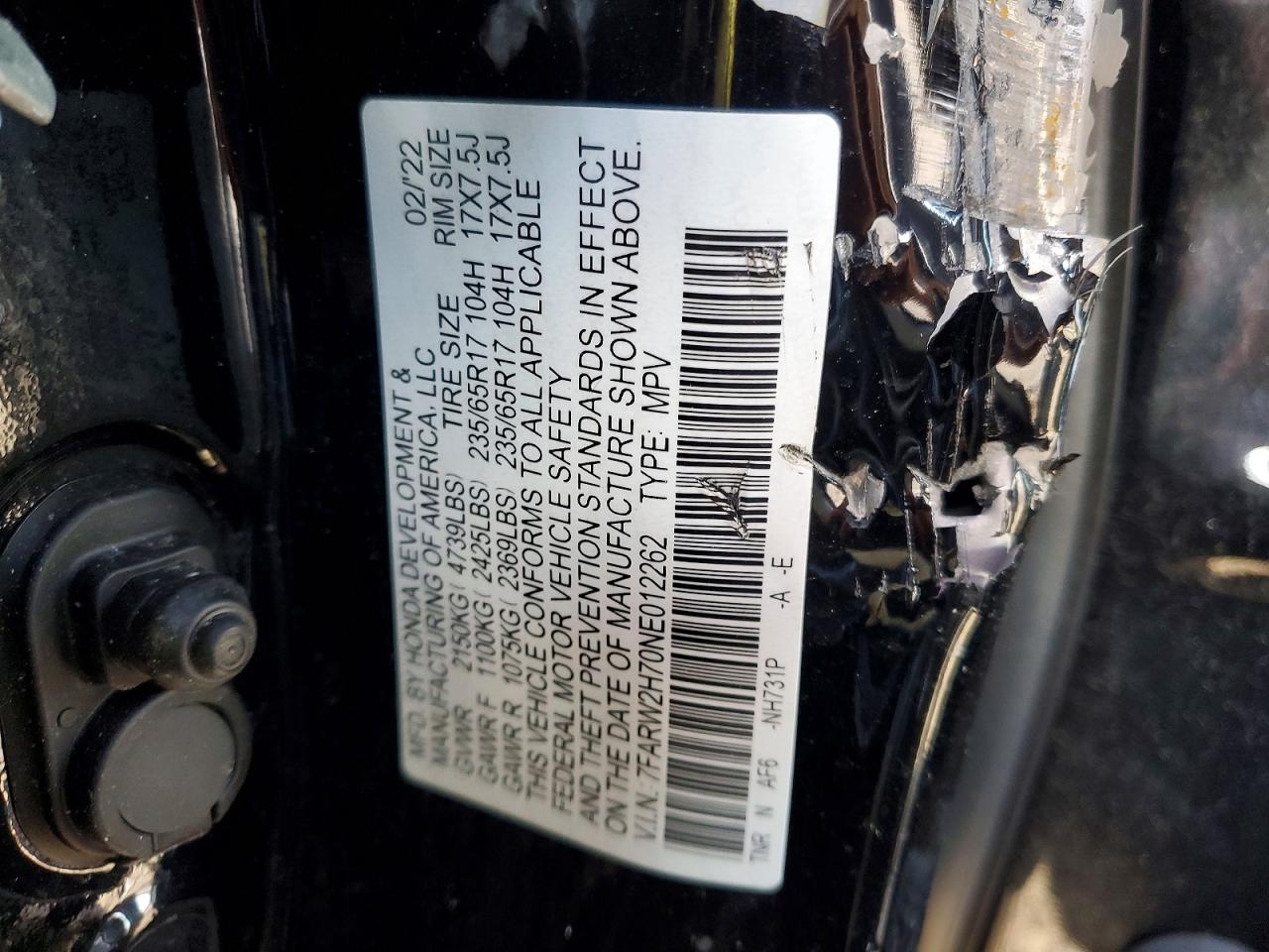 Honda Crv Se