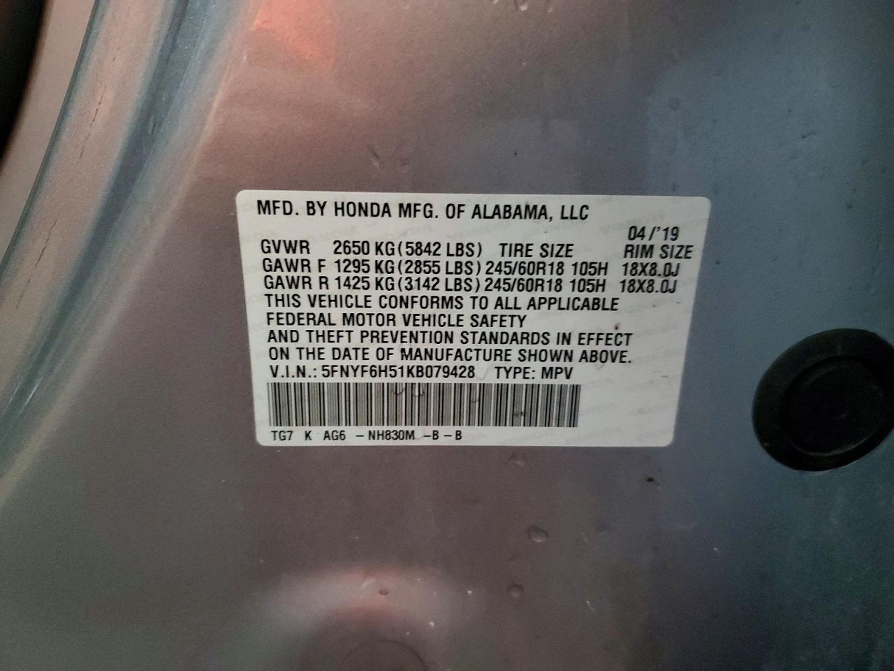 Honda Pilot Exl