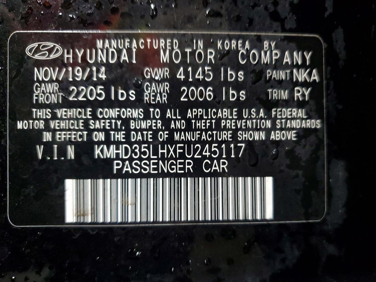 Hyundai ELANTRA Base