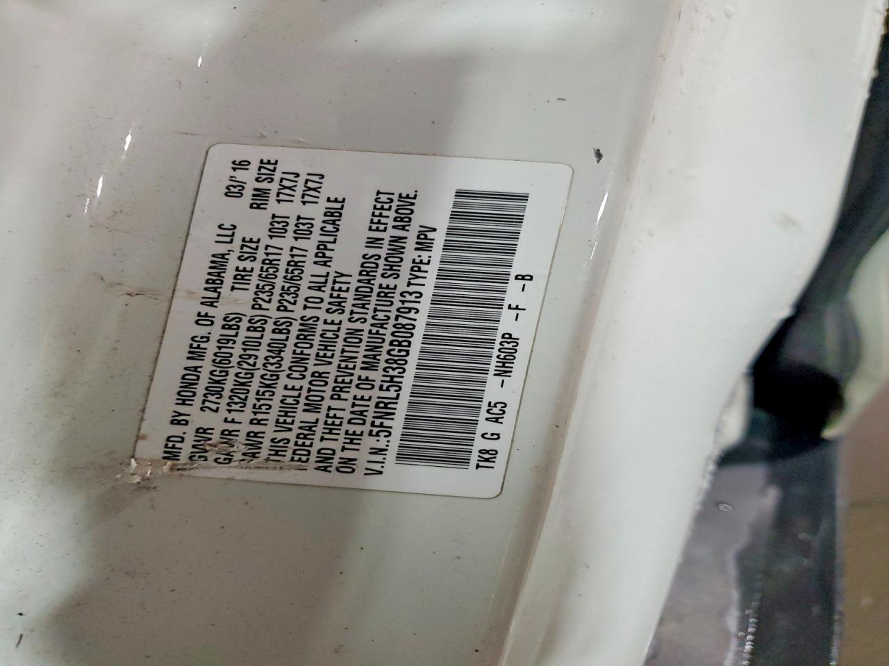 Honda Odyssey Se