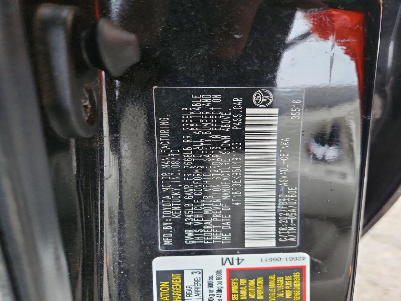 Toyota Camry Le