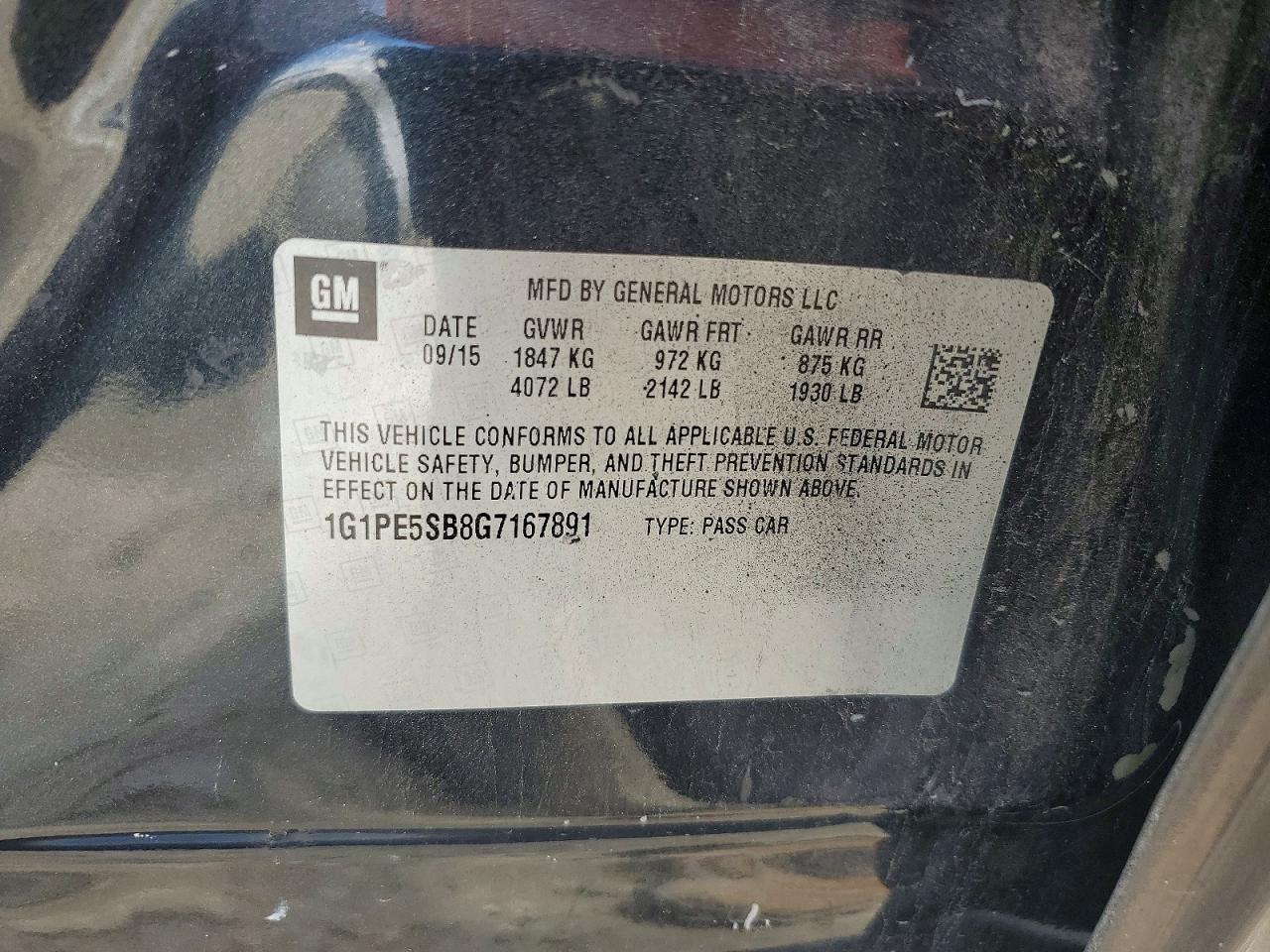 Chevrolet Cruze Lt