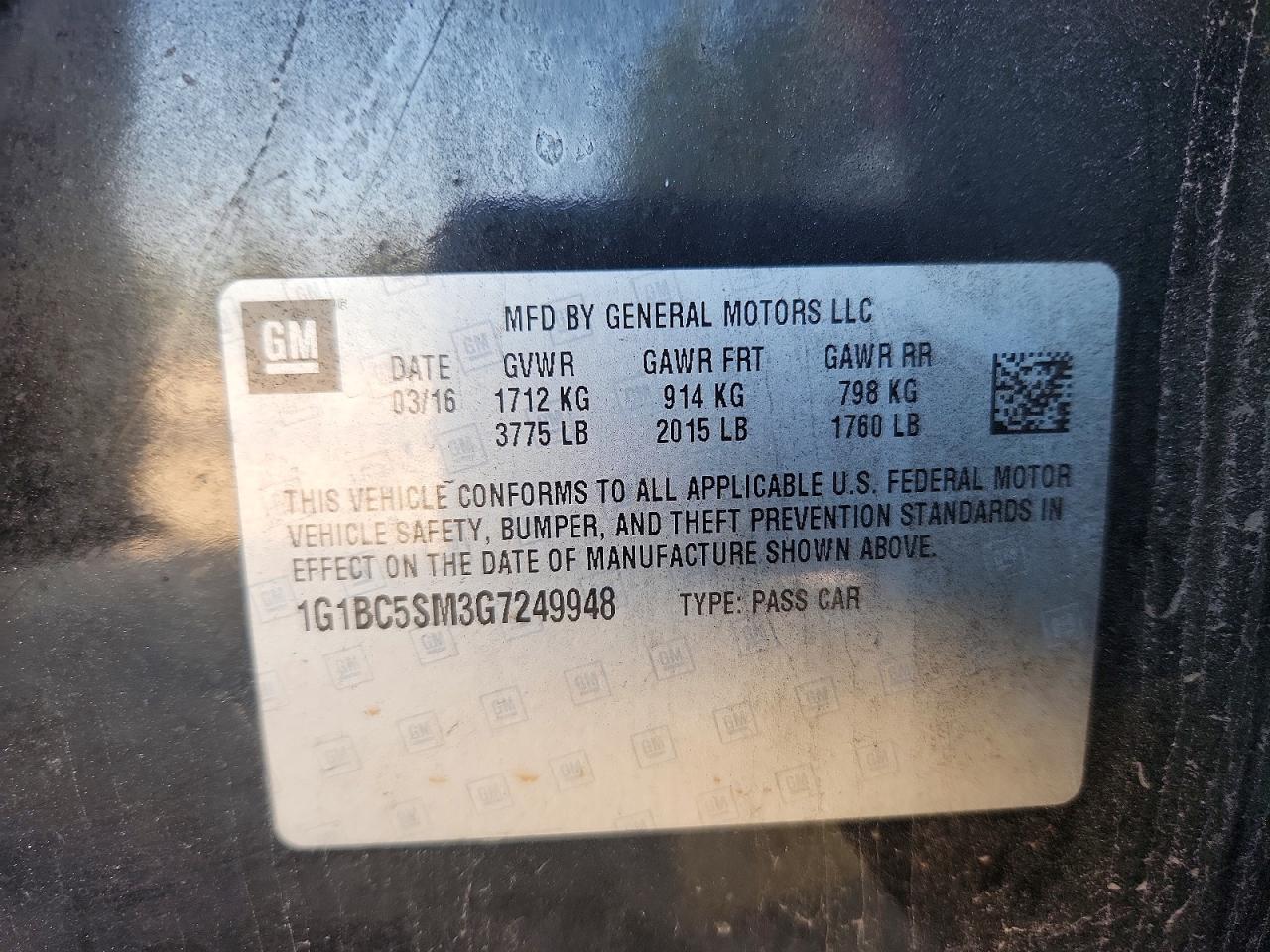 Chevrolet Cruze Ls