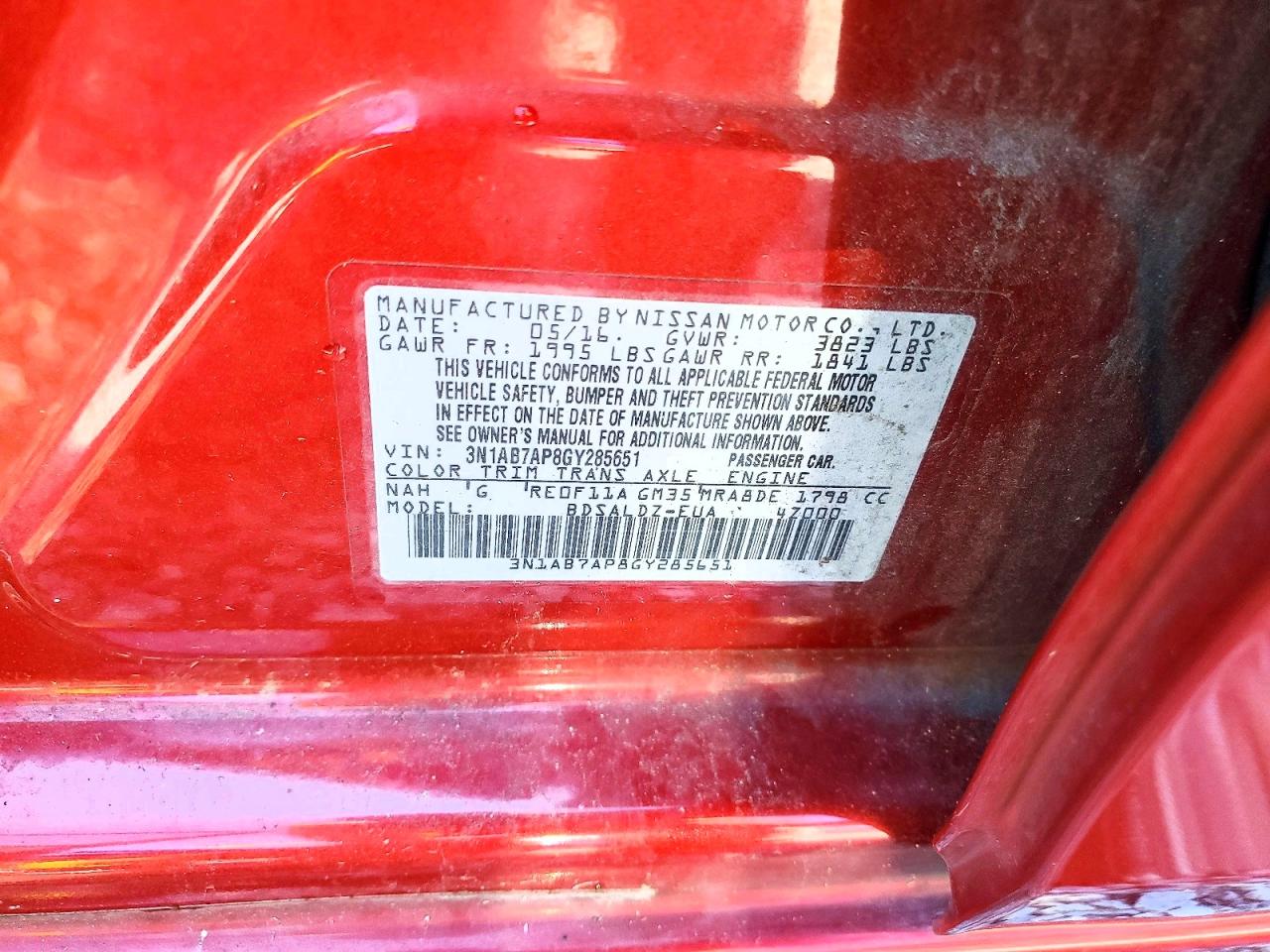 Nissan Sentra Sv