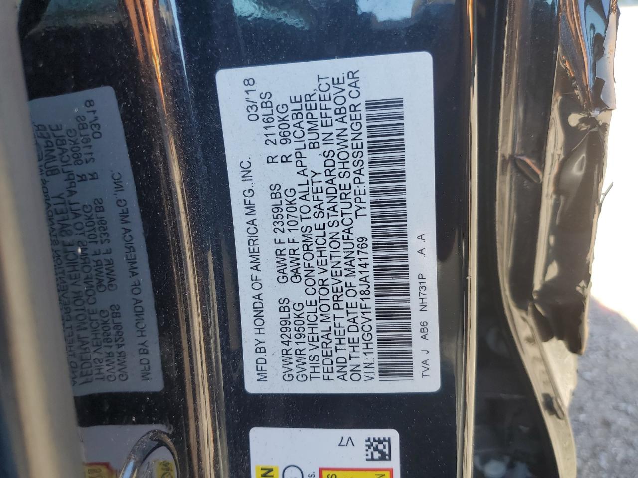 Honda Accord Lx