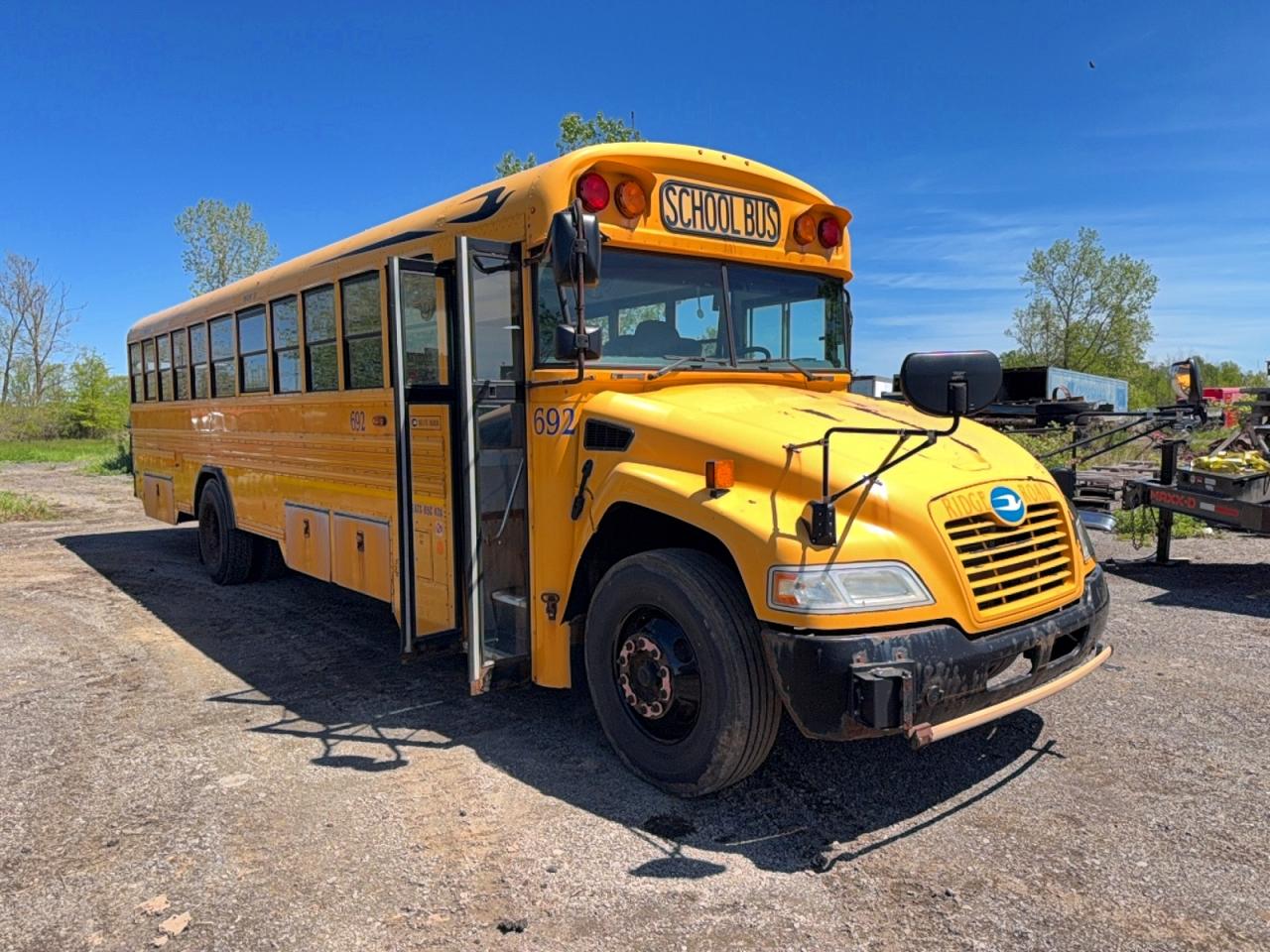 Salvage Blue Bird School Bus Transit Bus Image