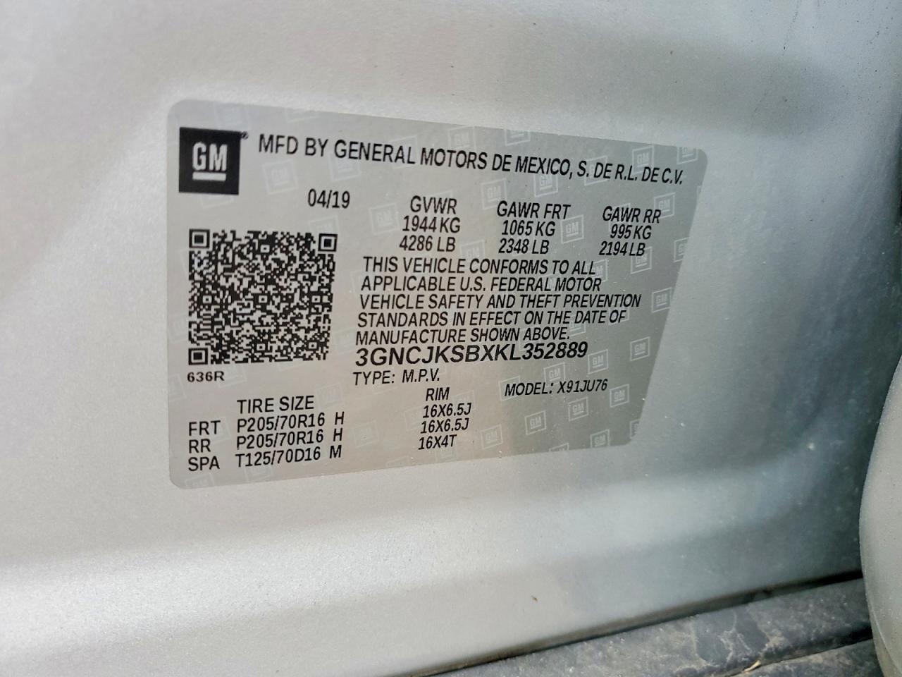 Chevrolet Trax Ls