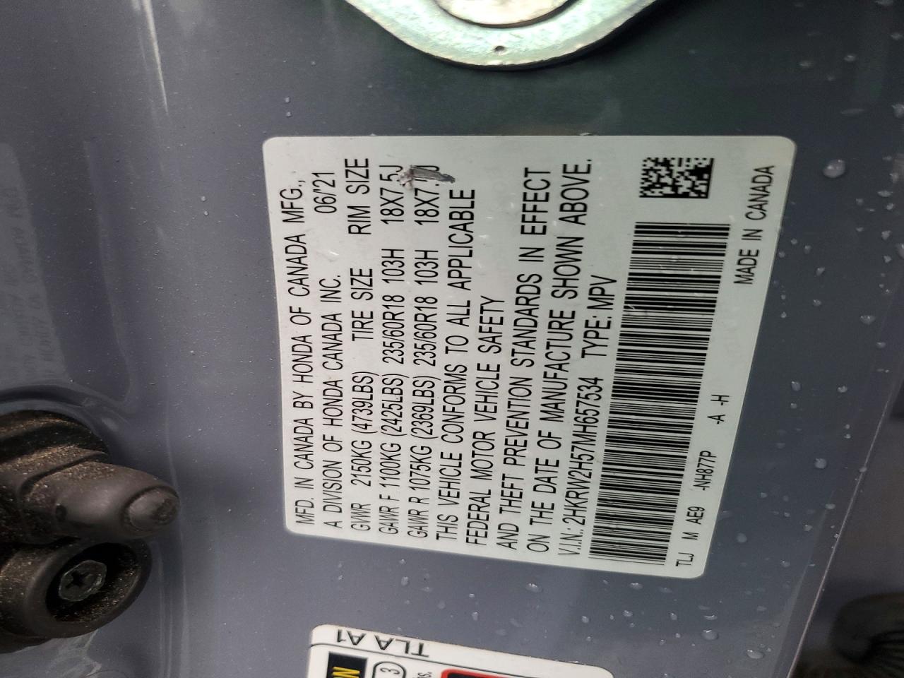 Honda Crv Ex