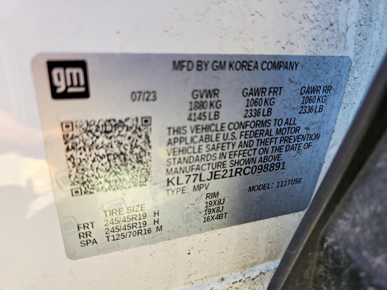 Chevrolet Trax 2rs