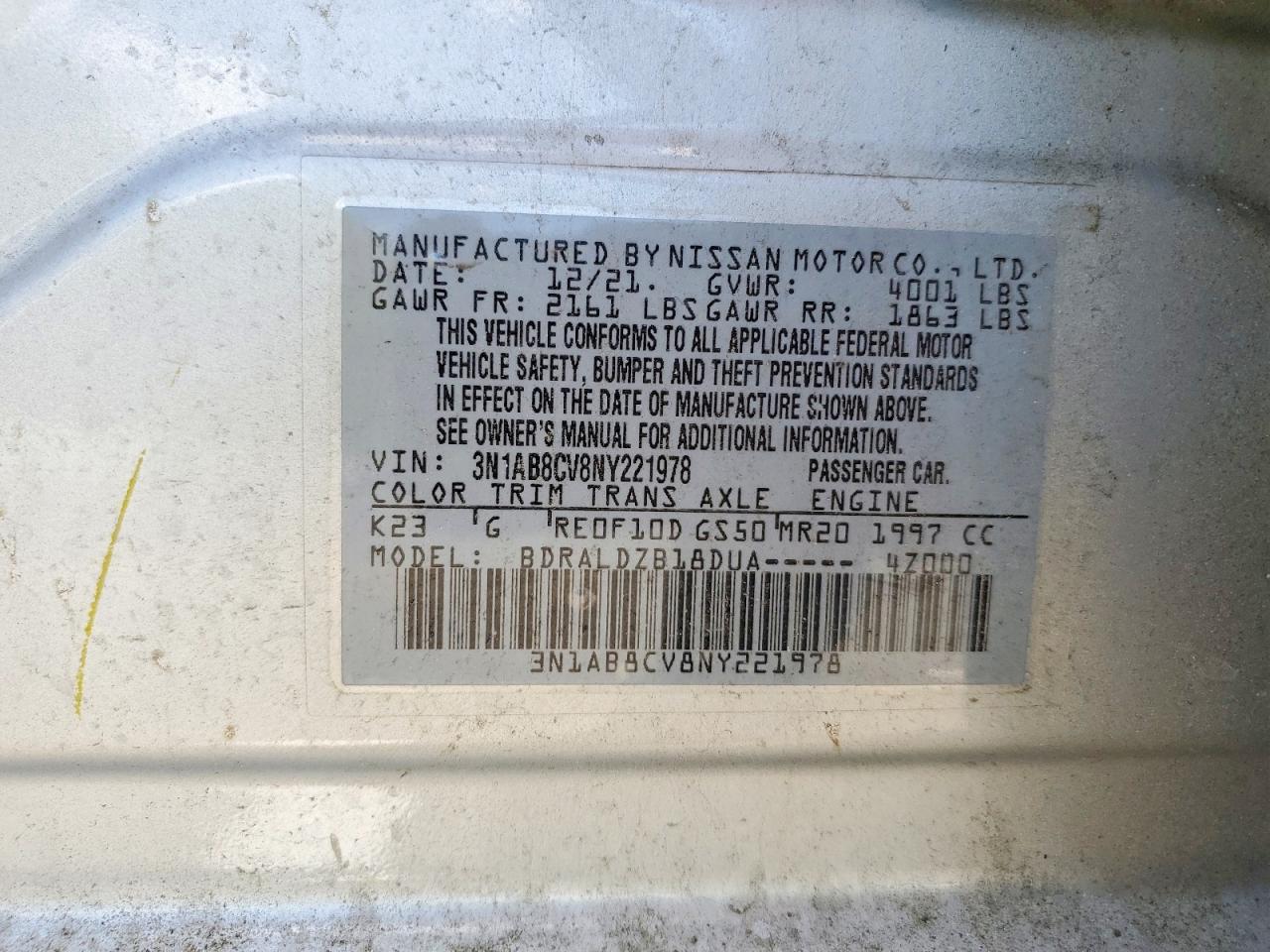 Nissan Sentra Sv
