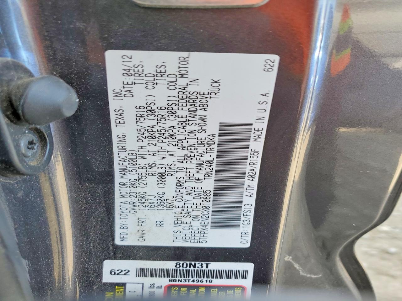 Toyota Tacoma Base