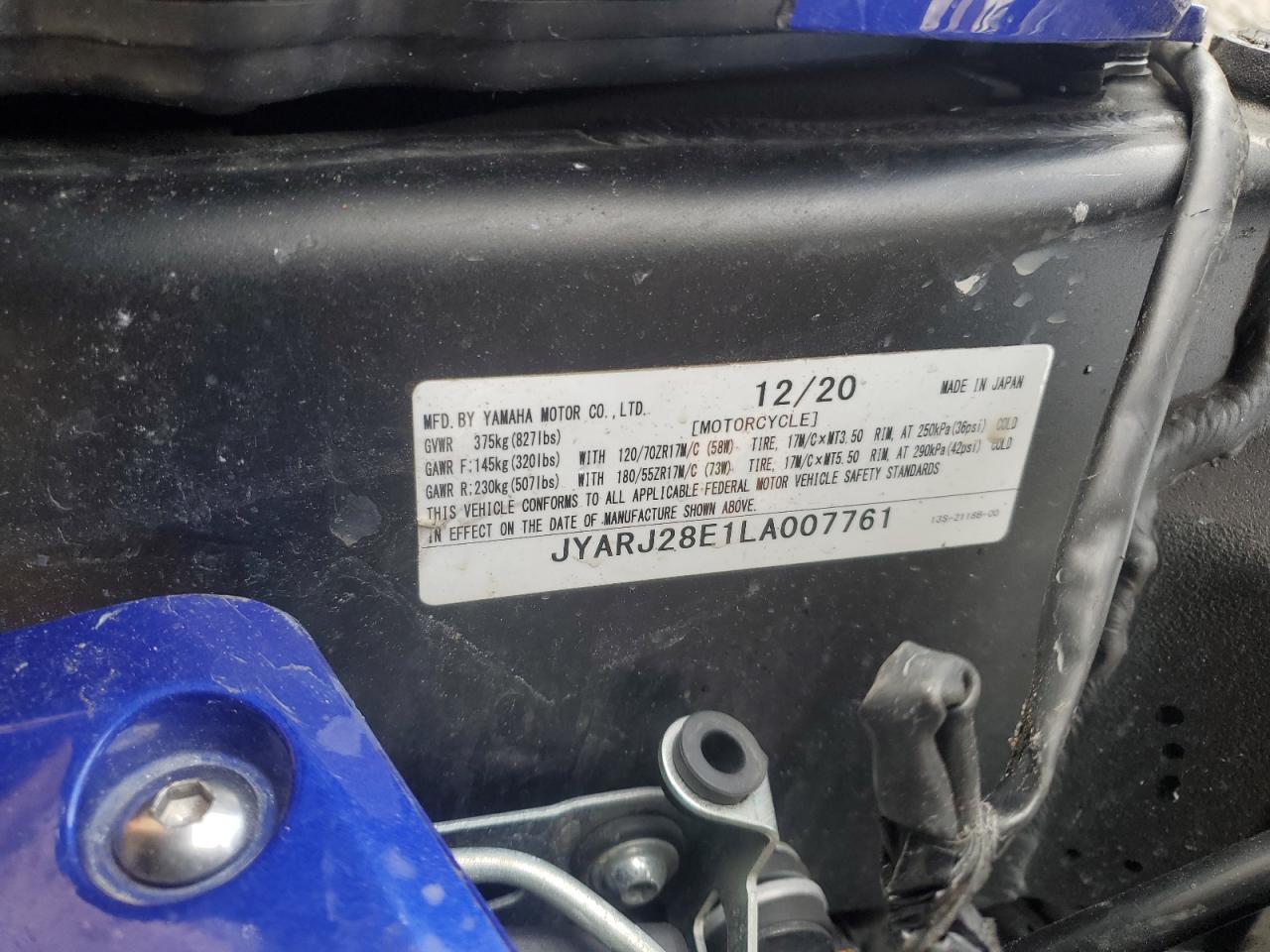 Yamaha Yzf600
