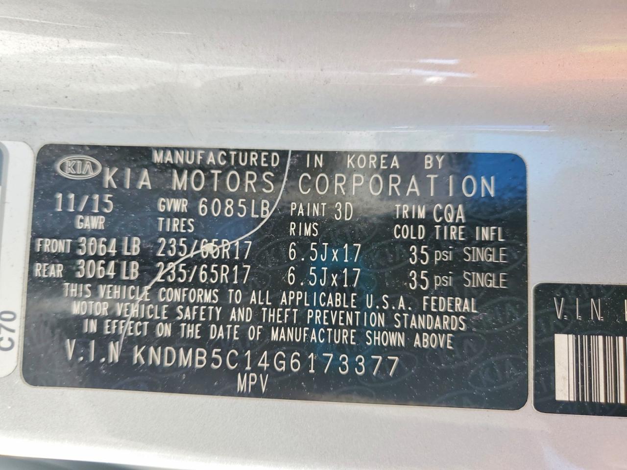 Kia Sedona Lx